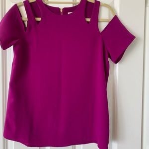 Cooper & Ella magenta blouse, size S.